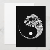 Yin Yang Bonsai Tree Japanese Buddhist Zen (Front/Back)