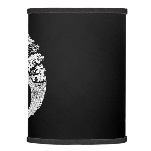 Yin Yang Bonsai Tree Japanese Buddhist Zen Lamp Shade (Right)