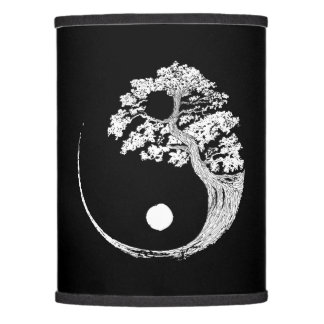 Yin Yang Bonsai Tree Japanese Buddhist Zen Lamp Shade