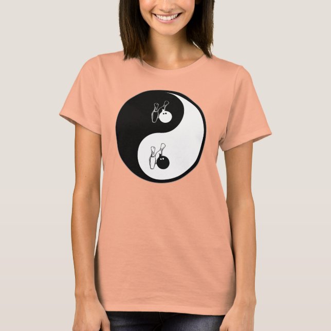 Yin Yang Bowling T-Shirt (Front)