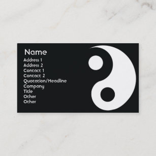 Yin Yang - Business Business Card
