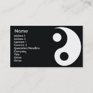 Yin Yang - Business Business Card at Zazzle