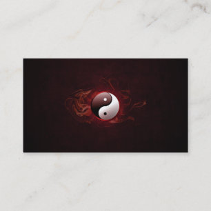 yin yang business card