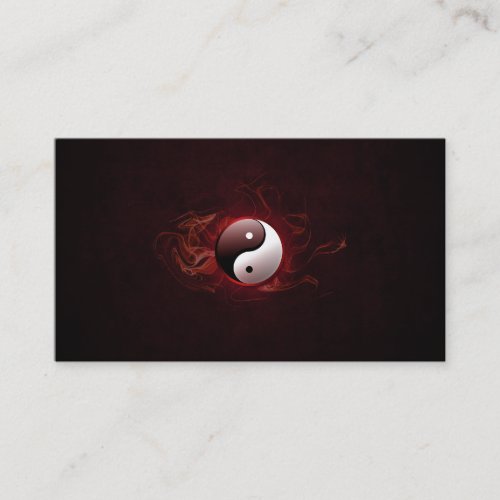 yin yang business card
