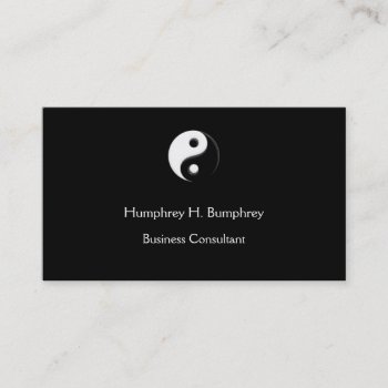 Yin Yang Business Card Template by sc0001 at Zazzle