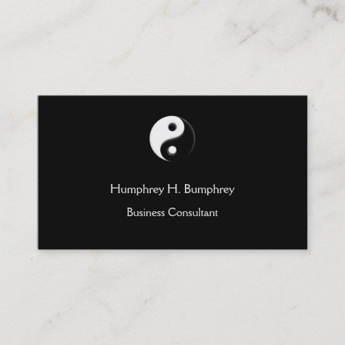 Yin Yang Business card Template
