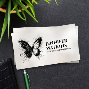 Yin Yang Butterfly - Balance in Flight Business Card