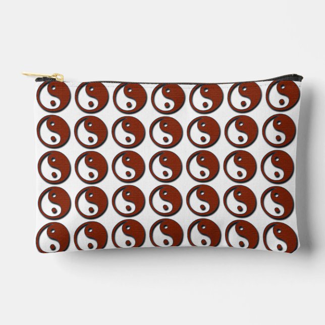 Yin Yang by Shirley Taylor Accessory Pouch (Front)