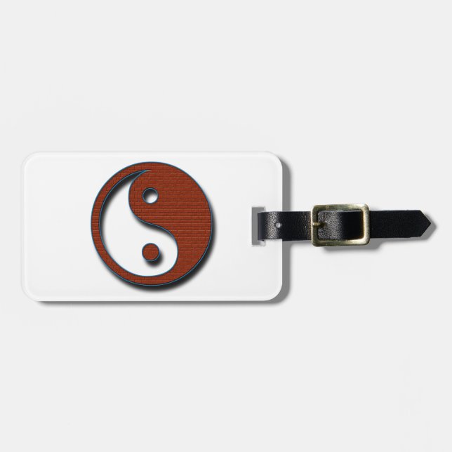 Yin Yang by Shirley Taylor Luggage Tag (Front Horizontal)