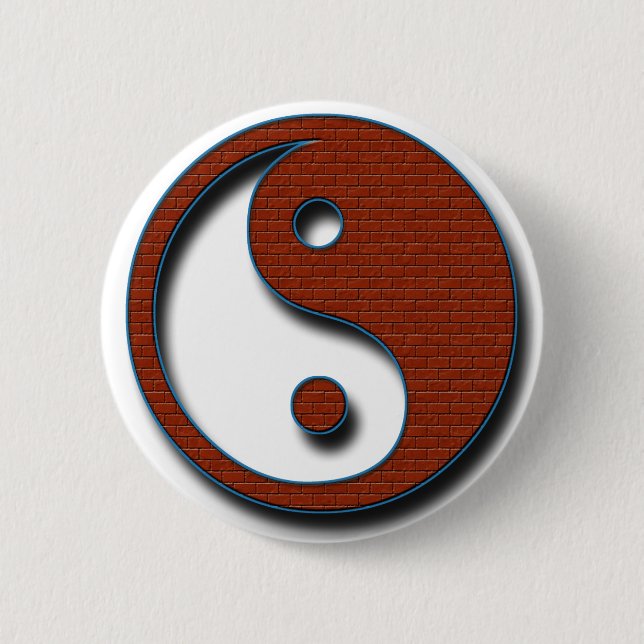 Yin Yang by Shirley Taylor Pinback Button (Front)