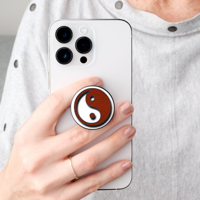 Yin Yang by Shirley Taylor PopSocket (Hand)