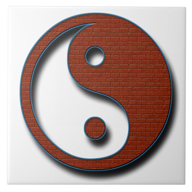 Yin Yang by Shirley Taylor Tile (Front)
