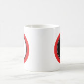 Yin Yang Cat Dog Coffee Mug (Center)