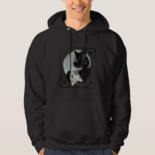 Yin Yang Cats Hoodie (Front)
