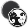 Yin Yang Cats Magnet