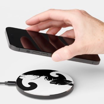 Yin Yang Cats Wireless Charger by Pir1900 at Zazzle