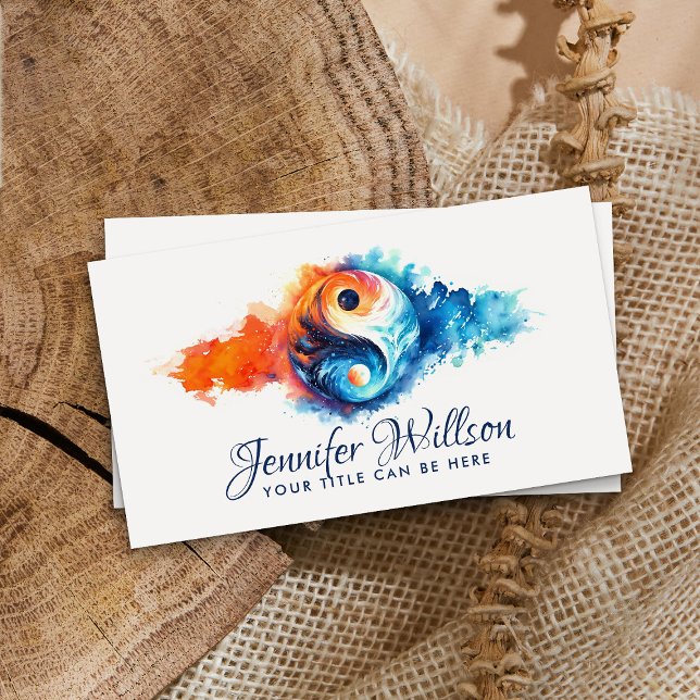Yin Yang - Celestial Equilibrium Business Card (Creator Uploaded)