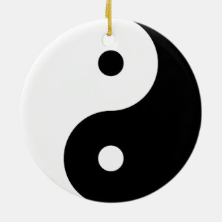 "YIN YANG" CERAMIC ORNAMENT