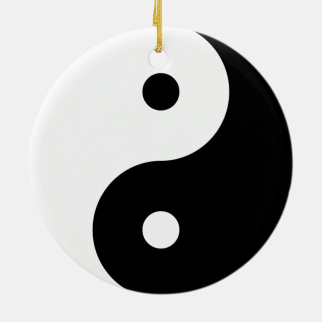 "YIN YANG" CERAMIC ORNAMENT (Back)