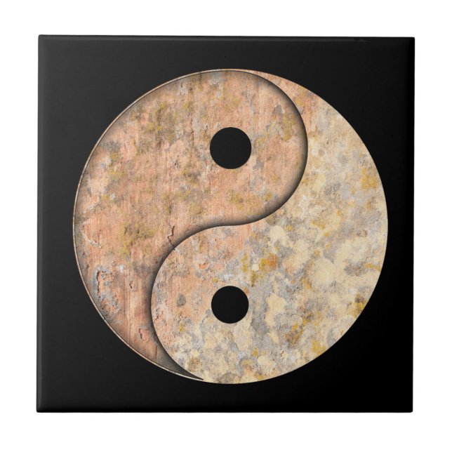Yin Yang Ceramic Tile (Front)