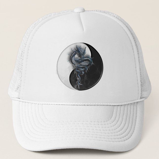 Yin Yang Chinese Dragon Cap (Front)