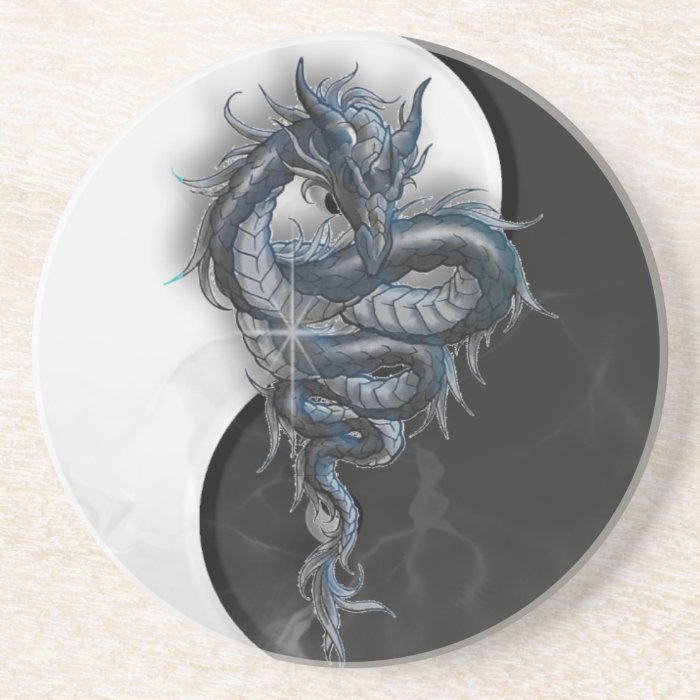 Yin Yang Chinese Dragon Coaster