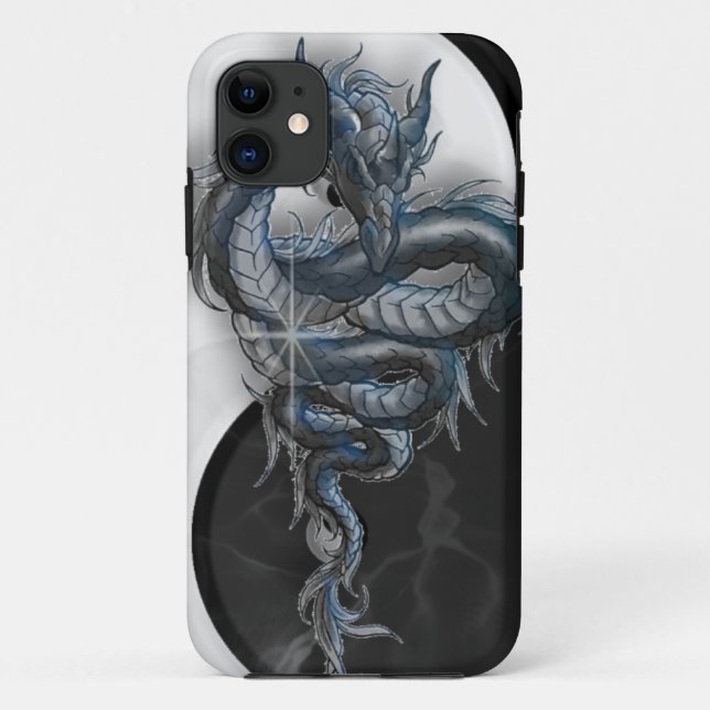 Yin Yang Chinese Dragon iPhone 5 Barely There Case-Mate iPhone Case (Back)
