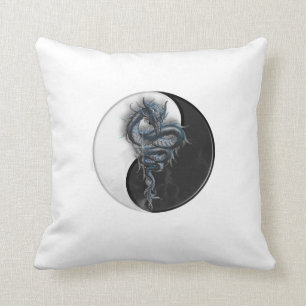 Yin Yang Chinese Dragon MoJo Pillow
