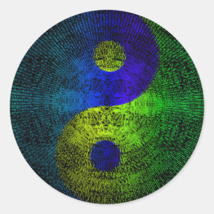 Yin-yang Classic Round Sticker