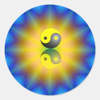 Yin Yang Classic Round Sticker