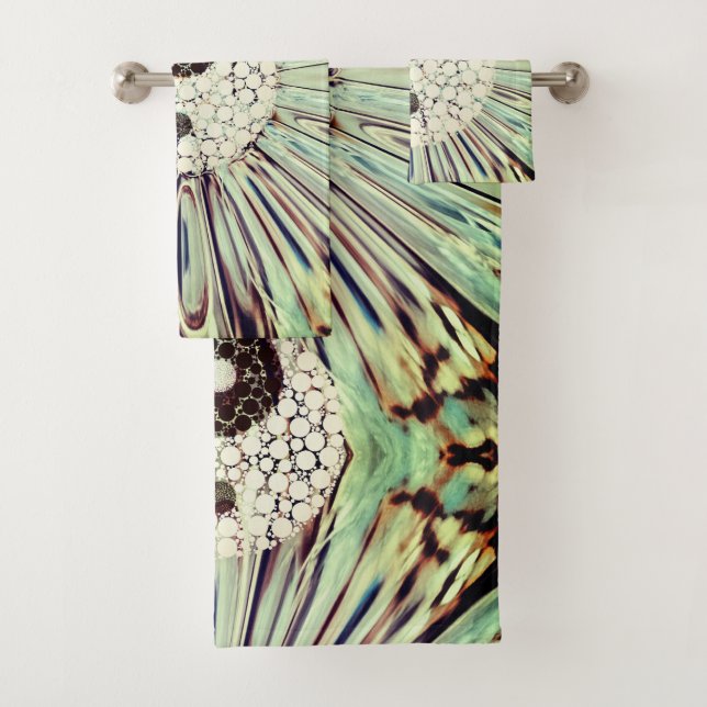 Yin Yang Color Splash  Bath Towel Set (Insitu)