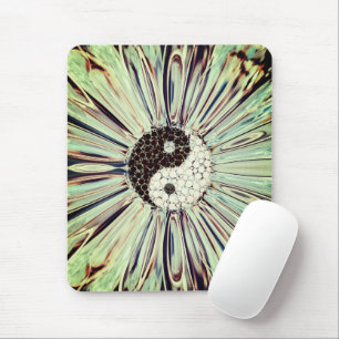 Yin Yang Color Splash  Mouse Pad