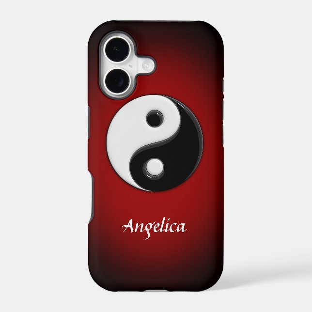 Yin Yang Customizable Iphone Case (Back)