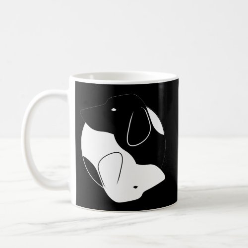Yin Yang Dachshund Dog Symbol Zen Meditation Coffee Mug