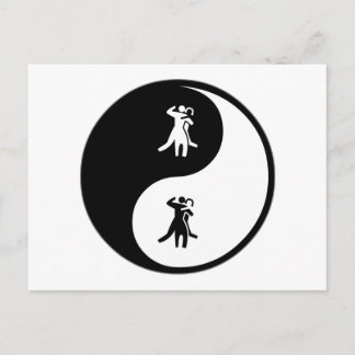 Yin Yang Dance Postcard