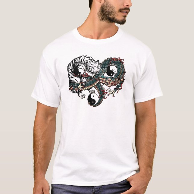 Yin Yang Design T-Shirt (Front)
