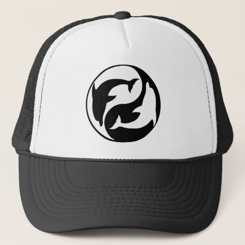 Yin Yang Dolphin Hat