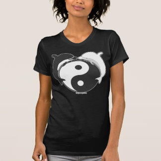 Yin Yang Dolphins Black/White T-Shirt