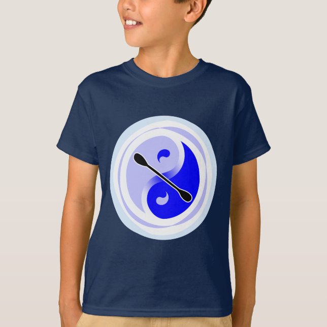 Yin-Yang Double Blade T-Shirt (Front)