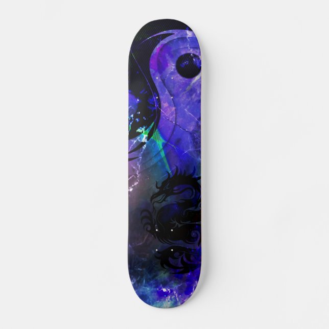 Yin yang Dragon 4 Skateboard Deck (Front)