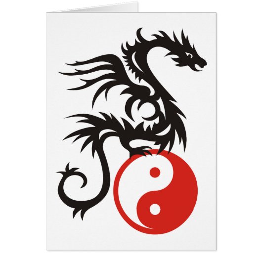 Yin & Yang Dragon Cards (Front)