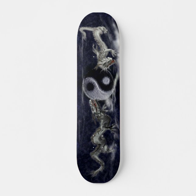 Yin Yang Dragon Skateboard Deck (Front)