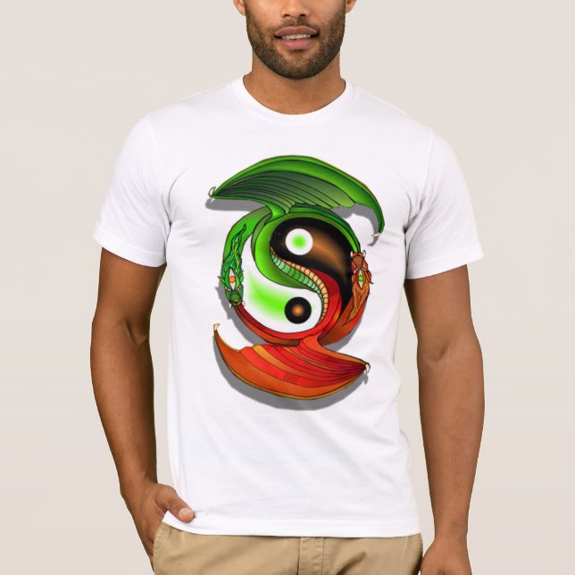 Yin Yang Dragon T-Shirt (Front)
