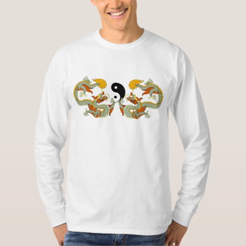 Yin Yang Dragon T_Shirt