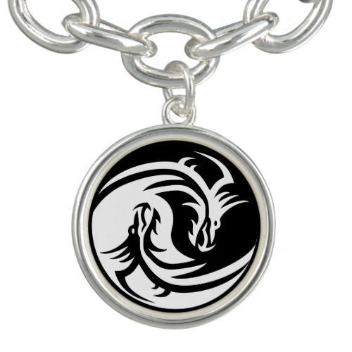 yin yang dragons bracelet