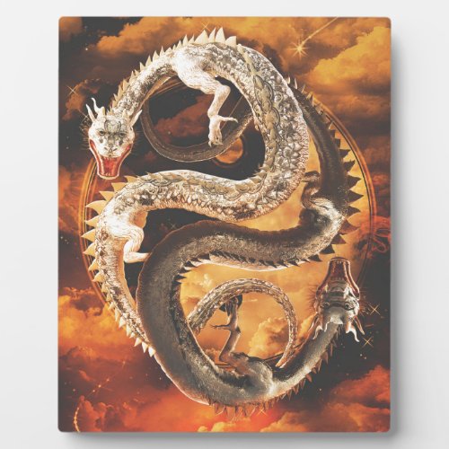 Yin Yang Dragons _ Chaos Plaque