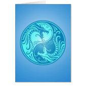 Yin Yang Dragons, light blue (Front)