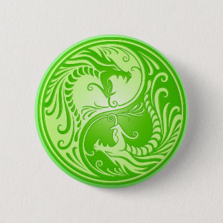 Yin Yang Dragons, light green Button