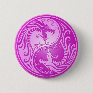 Yin Yang Dragons, light purple Button