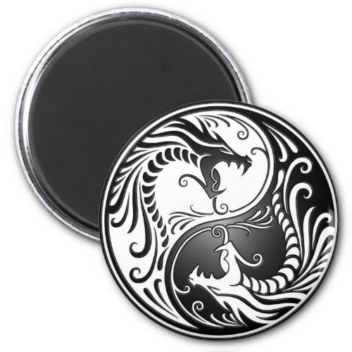 Yin Yang Dragons Magnet